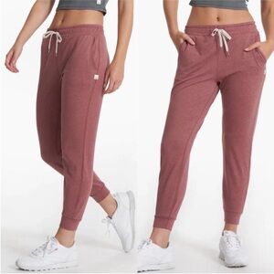 Vuori Performance Jogger Chia Heather Pink Corral Small Style VW303